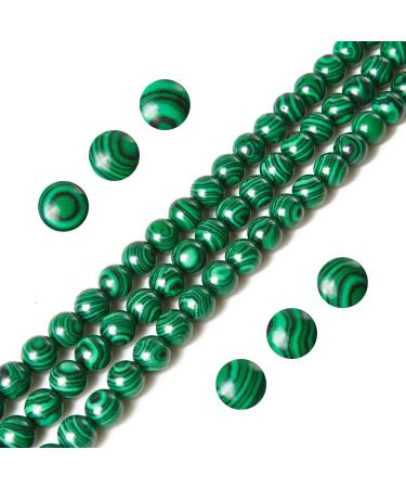 100pcs 6mm Malachite Beads Natural Gemstone Beads Round Loose Beads for Jewelry Making Malachite 6mm