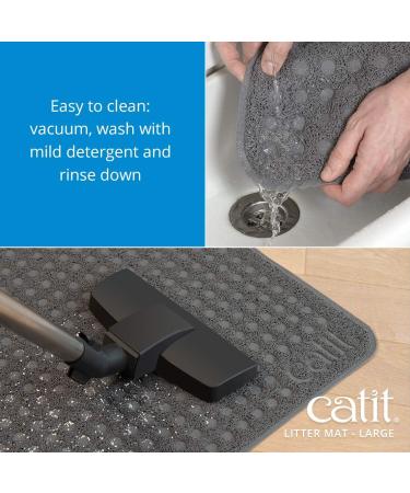 Catit Litter Mat Large 60 x 90 cm Gray Gray 1 count (Pack of 1) - Buy Online on SooperMarket.com