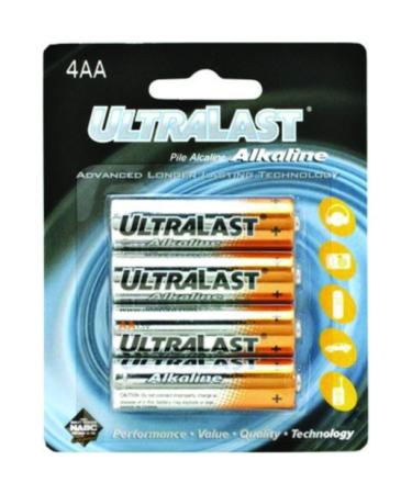 4 Alkaline Batteries for Radio