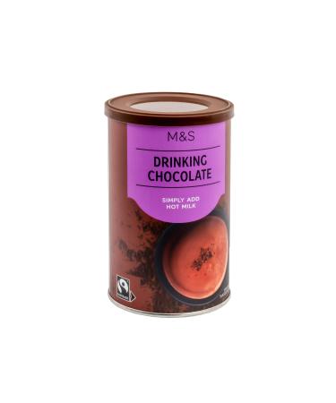 M&S Marks & Spencer Drinking Chocolate Simply Add Hot Milk Vegetarian 300g