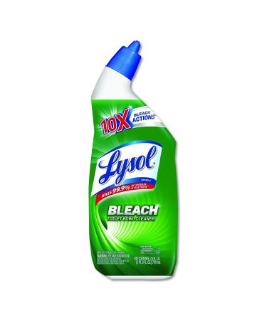 Lysol Bleach Toilet Bowl Cleaner 216oz (9X24oz) 10X Cleaning Power