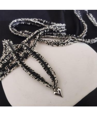 OralGos Elegant Heart Pendant Necklace Adjustable Choker & Long Strap Clavicle Chain for Women | Perfect Gift - Buy Online on SooperMarket.com