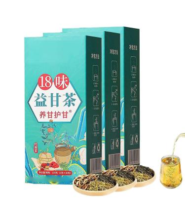 18 Flavors Liver Care Tea - 18 Flavors of Liver Protection Tea Nourish The Liver and Protect The Liver Chinese Nourishing Liver Tea Health Preserving Tea for All People (3Box)