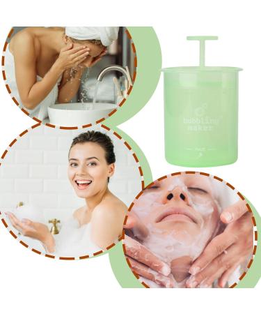 Face Wash Foamer - Face Cleanser Foaming Bottle Bubble Foamer | Ergonomic Pump Facial Cleansing Tool Cleansing Foaming Maker for All Skin Types Green - Buy Online on SooperMarket.com