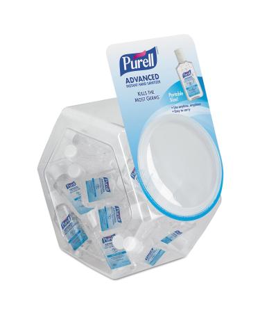 Purell 390136BWL Advanced Instant Hand Sanitizer Gel 1 oz Bottle Lemon Scent 36/Bowl 1 Bowl/CT
