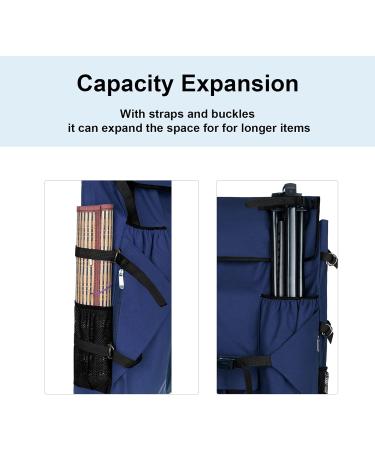 JJRING Heavy Duty Plein Air Artist Backpack - Blue | Art Supply Tote Bag for 18x24 Drawing Boards - Buy Online on SooperMarket.com