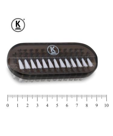 K-Pro Hand Nail Brush Set - 4 Piece Black Plastic Gel Nail Brushes for Perfect Manicures | International Shipping Available - Buy Online on SooperMarket.com