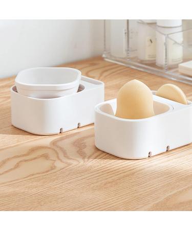 Makeup Sponge Blender Holder Sponge Makeup Blender Holder Powder Puff Makeup Puff Rack Egg Beauty Sponge Stand PS Anti Dust Powder Puff Storage Drying Rack for Bedroom - Buy Online on SooperMarket.com