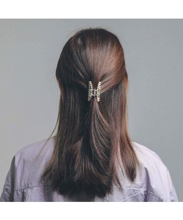 Buy Runmi Pearl & Crystal Hair Clips - Stylish Hair Accessories for Women & Girls (2 Pack) - International Shipping Available - Buy Online on SooperMarket.com