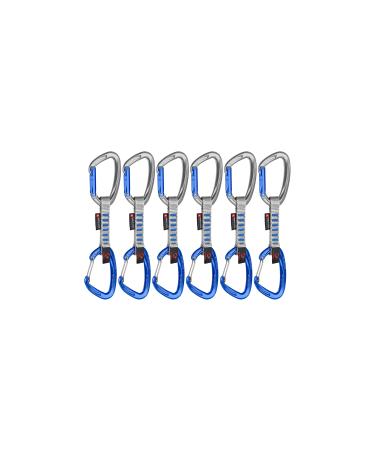 Mammut Crag Keylock Wire Indicator 6-Pack Quickdraws Silver/Ultramarine 10cm