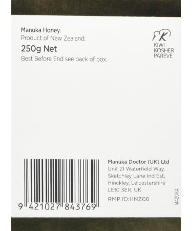 Manuka Doctor 340 MGO Manuka Honey 250 g - Buy Online on SooperMarket.com