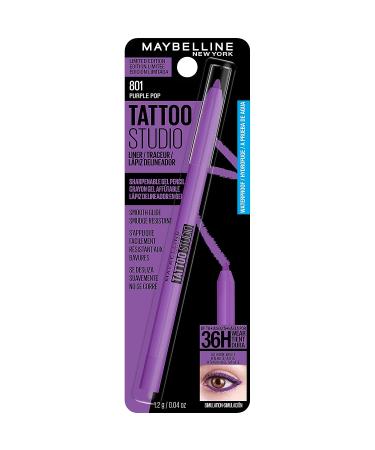 Maybelline Tattoo Studio Long-Lasting Sharpenable Gel Eyeliner Pencil - Purple Pop - 0.04 oz - Buy Online on SooperMarket.com