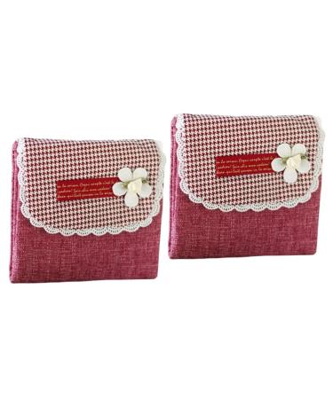 Cabilock Womens Handbags for 2pcs Zipper Pouch Tampons Storage Nursing Collect Menstruation Women Bag Cotton Girls Organizer Tampon Holder Ladies Menstrual Pad Napkin Bags Period Teen Girl As Shownx2pcs 31x12cmx2pcs