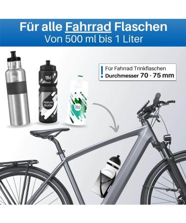Hilo Sports Bicycle Bottle Holder - Extra Strong & Lightweight Water Bottle Holder for All Bikes - Secure 2-Screw Design - Black - Buy Online on SooperMarket.com