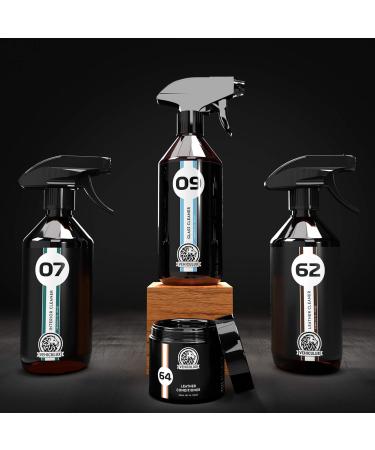 Vehiculux Glass Cleaner Spray - Car Cleaning Kit: Ideal Window Cleaner Spray for Window Cleaning Equipment - Window Cleaner Tool for Window Cleaning Kit - Alternative to Window Vacuum Cleaner 500ml - Buy Online on SooperMarket.com
