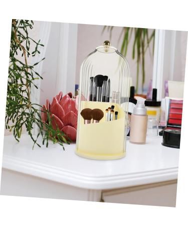 OFFSCH Eyeliner Pencil Makeup Brush Holder with Lid Cosmetics Desktop Organizer To Rotate Baby Brush Case - Buy Online on SooperMarket.com