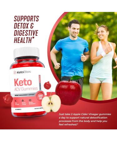 Keto Bites ACV Gummies - Weight Loss Shark Tank Keto Gummies with Apple Cider Vinegar - 60 Gummies - Buy Online on SooperMarket.com