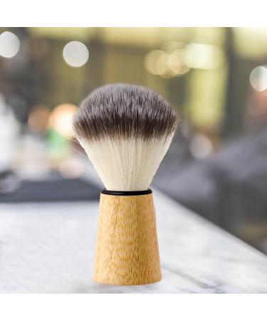 Magideal Men's Shaving Brush - Wooden Handle Nylon Bristles for Foam & Facial Cleaning | Ideal Gift for Home & Travel - Buy Online on SooperMarket.com