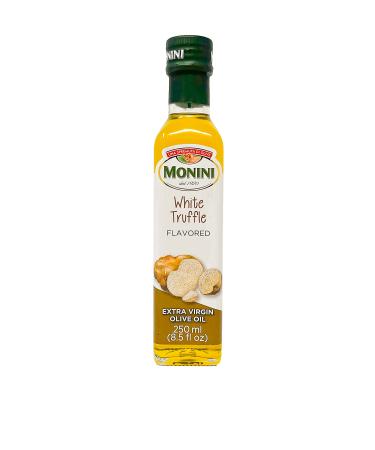 Monini Extra Virgin Olive Oil, White Truffle, 8.5 oz 8.5 Fl Oz (Pack of 1)
