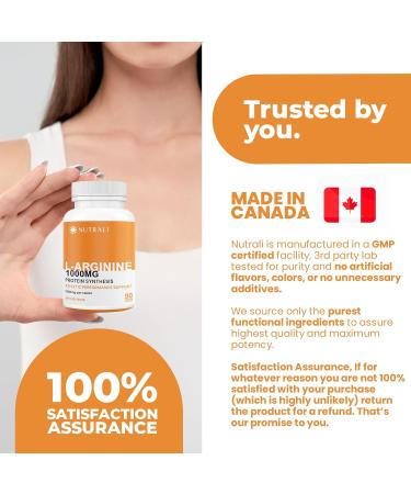 New 1000mg HIGH STRENGTH L Arginine Tablets - Pure Arginine Powder Powerful Nitric Oxide Supplement Boost Protein and Creatine Synthesis Stamina and Athletic Dominance Designed for Men requiring Peak Performance and Endurance Non-GMO Gluten-Free - 270 Veg - Buy Online on SooperMarket.com