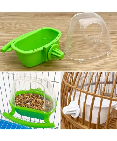 JNAWA 2pcs Bird Cage Feeder Bird Water Bottles Food Holder Feeder Parrot Food Dispenser for Cockatiel Parrots Budgie Lovebirds - Buy Online on SooperMarket.com