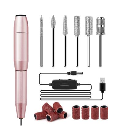 Makartt Portable Nail Drill Machine 20000RPM Electric Nail File Eirenee Professional E Filer Manicure Tool Set for Acrylic Nails Gel Polish Remove with 6pcs Nail Drill Bits Nail Tech Home DIY Use