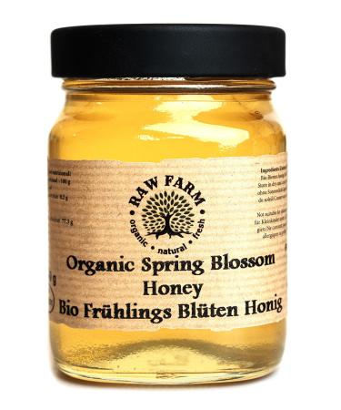 450 g Organic Spring Blossom Bee Honey Collected from wild virgin forests