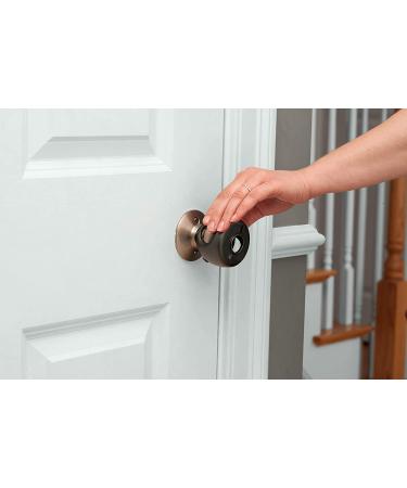 Safety 1st Parent Grip Door Knob Covers - Grey/Charcoal - Pack of 4 - Buy Online on SooperMarket.com