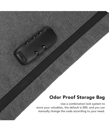 Smell Proof Storage Bag Smell Proof Storage Bag Large Capacity Combination Lock Reinforced Seams Activated Carbon Lining Get Out - Buy Online on SooperMarket.com