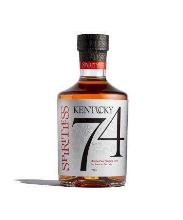 SPIRITLESS Kentucky 74 | Non-Alcoholic Bourbon Whiskey Spirit | Fully Distilled & Award-Winning Mocktail & Cocktail Ingredient | For Halfsies or Fully Spiritless | Non-GMO & Vegan | 750 ml Bottle (Pack of 1)