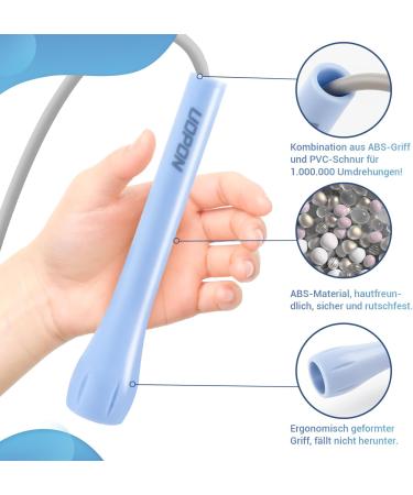 Buy Adjustable Wireless Jump Rope for Fitness | Spring Rope with Large Ball & Training Poster | Slipproof Handles - Perfect for All Ages - Buy Online on SooperMarket.com