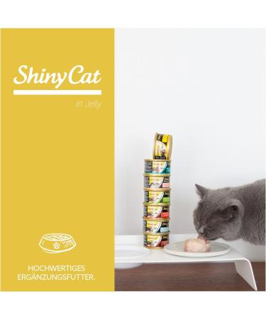 Gimcat Shinycat in Jelly Tuna with Cheese - Premium Wet Cat Food (24 x 70g) | Rich in Fish & Taurine Ideal for Cats - Buy Online on SooperMarket.com