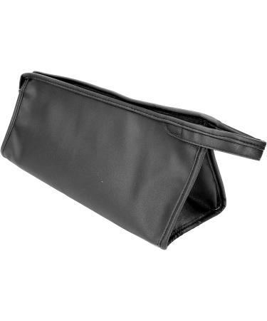 Hair Dryer Bag Travel Hair Dryer Storage Bag PU Leather Waterproof Dustproof Carry Storage Bag with Hanging Hook Hair Dryer Curling Iron Straightener Brush (Black) - Buy Online on SooperMarket.com
