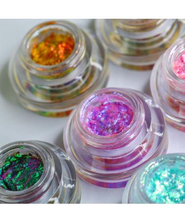CHARMACY Multi Chrome Flakes Cream Chameleon Gel Eyeshadow 05 - Highly Pigmented & Long Lasting Metallic Makeup - Buy Online on SooperMarket.com