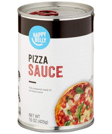 Amazon Brand - Happy Belly Pizza Sauce, 15 Ounce