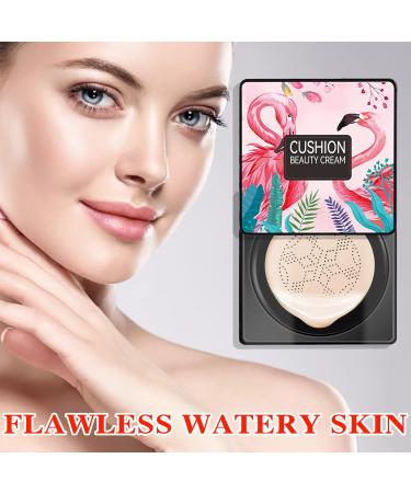 Mushroom Head Air Cushion CC Cream Foundation Moisturizing BB Cream Foundation Makeup Long Lasting CC Cream Liquid Foundation Matte Concealer Foundation Suitable for All Skin Types(Ivory) - Buy Online on SooperMarket.com