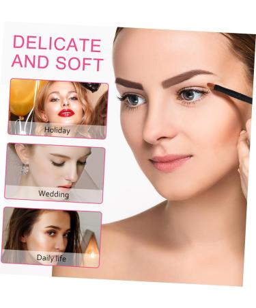Mikinona 10pcs Nose Shadow Brush Cosmetic Brush Makeup Kits Creme Blush Makeup Eyeshadow Wooden Handle - Buy Online on SooperMarket.com