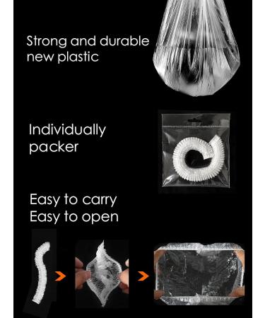 10Pcs XL Disposable Shower Cap for Long Braids & Dreadlocks - Oversized Processing Cap for Black Women - 10 Count - Buy Online on SooperMarket.com