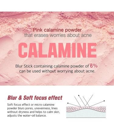 Korean Makeup Blur Stick Face Primer for Pores & Energized Eye Makeup - Calamine Base for Oily & Acne Prone Skin - Buy Online on SooperMarket.com