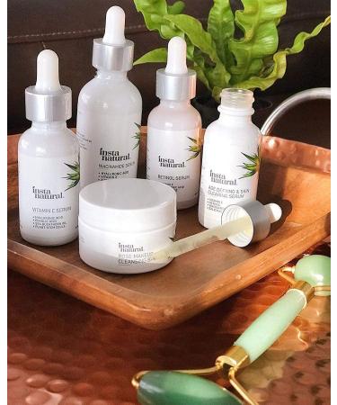 InstaNatural Rose Makeup Cleansing Balm - Hydrating 4 oz | Gentle Makeup Remover - Buy Online on SooperMarket.com