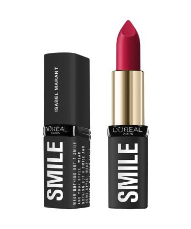 L'Or al Paris Isabel Marant Smile Lipstick La Butte Marshall nourishing lipstick for full and healthy lips 4 g la butte Marshall 4.3 g (1 Pack)