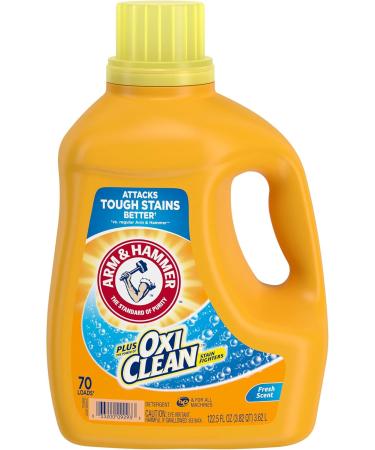 Buy Arm & Hammer Liquid Laundry Concentrate with OxiClean - Fresh Scent 122.5 Fl Oz (Pack of 4) | International Shipping Available - Buy Online on SooperMarket.com