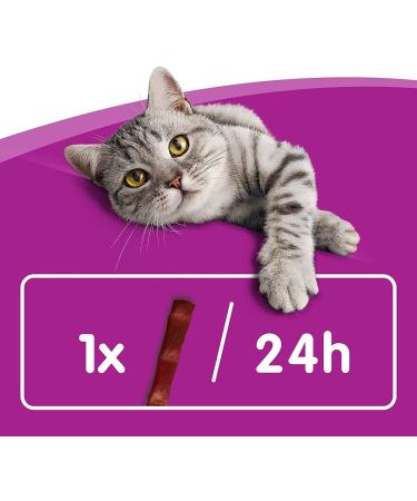 Buy Whiskas Sticks Cat Snacks - Chicken Flavor 84 Sticks | Rich in Vitamins & Minerals - Irresistible Taste for Your Cat - Buy Online on SooperMarket.com