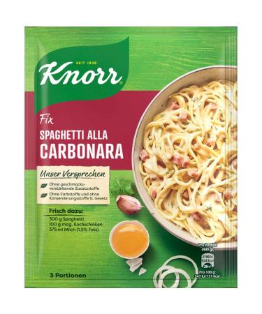 Knorr Fix Fix Spaghetti alla Carbonara without flavour enhancers 36 g Carbonara 36 g (1 pack)
