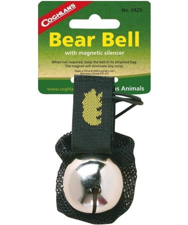 Coghlan's Bear Bell w/Magnetic Silencer - 2-Pack | Animal Warning Tool for Outdoor Adventures - Buy Online on SooperMarket.com