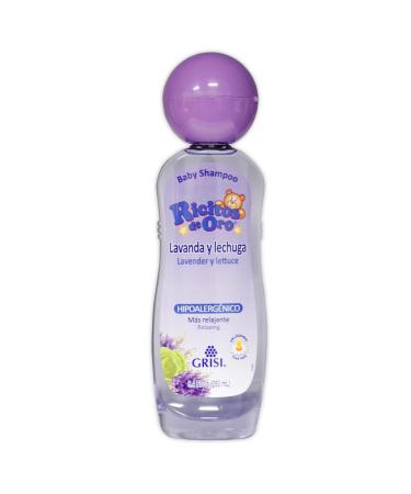 Ricitos de Oro Lavender Shampoo | Baby Shampoo with Pop-Up Rattle Cap, Paraben Free Product for Babys Delicate Hair 8.4 Fl Ounces