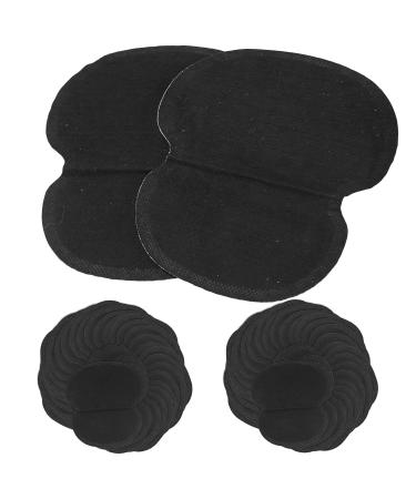 60 Armpit Sweat Pads - Fleece Welding Strips for Dresses | Black Garment Protection - Buy Online on SooperMarket.com