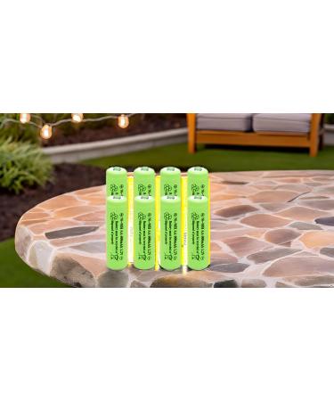 Buy Ni-Mh AA 600mAh 1.2V Rechargeable Batteries for Outdoor Solar Lights - 4 Pack - Buy Online on SooperMarket.com
