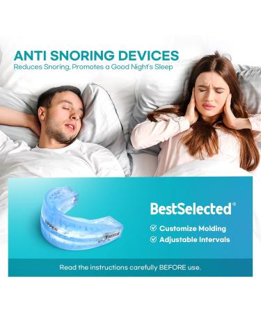 Anti Snoring Mouth Guard Device: Medium Anti Snoring Devices Ronflement Solution - Stop Snore Guard Mouthpiece Sleeping Mouth Stopper - Sleep Apnea Devices (Blue) - Buy Online on SooperMarket.com