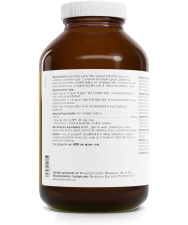 OmegaGenics EPA-DHA 500 - Lemon Flavor - 240 Softgels - Buy Online on SooperMarket.com